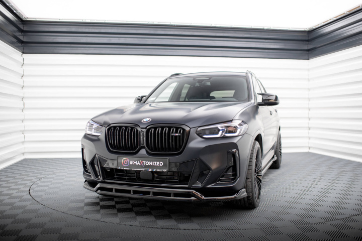 BMW X3 M-Pack G01 Facelift 2021+ Frontläpp / Frontsplitter Maxton Design i gruppen Välj bilmodell / BMW / X3 (G01) 18+ hos DDESIGN Scandinavia AB (BMX301FMPACKFD1GFD1RG)