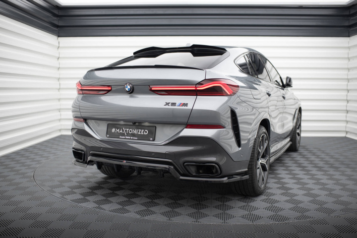 BMW X6 M-Sport G06 LCI 2023+ Bakre Splitter / Diffuser med Splitters V.1 Maxton Design i gruppen Välj bilmodell / BMW / X6 (G06) 19+ hos DDESIGN Scandinavia AB (BMX6G06FMPACKRD1GRD3G)