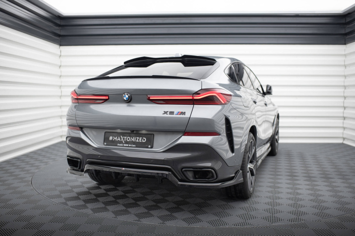 BMW X6 M-Sport G06 LCI 2023+ Bakre Splitter / Diffuser med Splitters V.2 Maxton Design i gruppen Välj bilmodell / BMW / X6 (G06) 19+ hos DDESIGN Scandinavia AB (BMX6G06FMPACKRD2GRD3G)