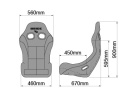 Bride ZIEG IV Racingstol (Carbon Aramid)