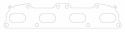 Mitsubishi / Dodge 420A 95-98 .030\'\' MLS Grenrörspackning