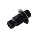 AC -8 Bulkhead Slangadapter & Låsmutter - Svart  T7 Design