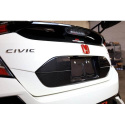 Honda Civic Type R 2017+ Registreringsplåt Garnering Kolfiber APR Performance