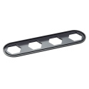 Bulkhead Plåtkit - Inline 4, Bakplatta & O-ringar - Svart  T7 Design