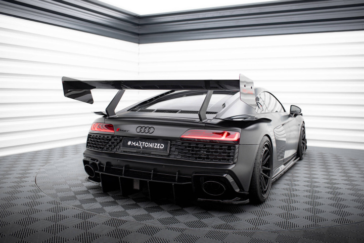Audi R8 Mk2 2015-2023 Kolfibervinge Spoiler Maxton Design i gruppen Välj bilmodell / Audi / R8 2006+ / Styling hos DDESIGN Scandinavia AB (CF-AU-R8-2F-WING5-245-P)