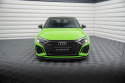 Audi RS3 Sedan / Sportback 8Y 2020+ Kolfiber Frontläpp / Frontsplitter Maxton Design