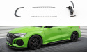 Audi RS3 Sedan 8Y 2020+ Kolfiber Komplett Splitterkit Maxton Design