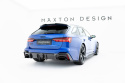 Audi RS6 C8 2019-2023 Kolfiber Bakre Diffuser (För bilar med dragkrok) Maxton Design