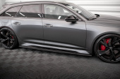 Audi RS6 C8 / RS7 C8 2019+ Kolfiber Sidokjolar V.1 Maxton Design 