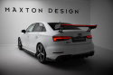 Audi A3 / A3 S-Line / S3 / RS3 Sedan 8V / 8V Facelift 2013-2016 Kolfibervinge med Bred Infästning och LED-Ljus Maxton Design