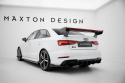 Audi A3 / A3 S-Line / S3 / RS3 Sedan 8V / 8V Facelift 2013-2016 Kolfibervinge med Bred Infästning och LED-Ljus Maxton Design