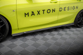 BMW 1 F40 M-Pack/ M135I 2019+ Kolfiber Sidokjolar / Sidoextensions Maxton Design