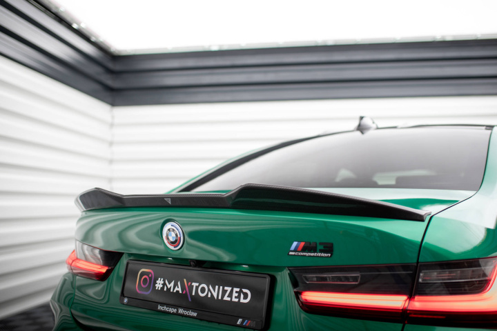 BMW M3 G80 2021+ Kolfibervinge Spoiler V.1 Maxton Design i gruppen Välj bilmodell / BMW / 3-serie-4-serie (G20-G26) 19+ / Styling hos DDESIGN Scandinavia AB (CF-BM-3-G80-M-H1-245-P)