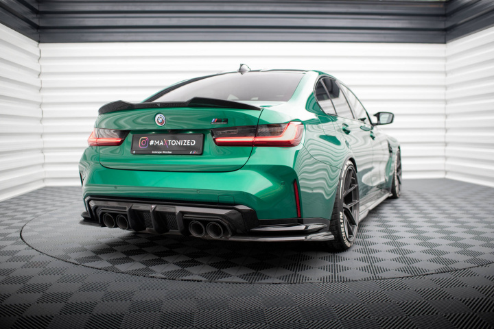 BMW M3 G80 2021+ Bakre Sidoextensions V.1 Maxton Design i gruppen Välj bilmodell / BMW / M3 3-serie (G80-G81) 2021+ hos DDESIGN Scandinavia AB (CF-BM-3-G80-M-RSD1-245-P)