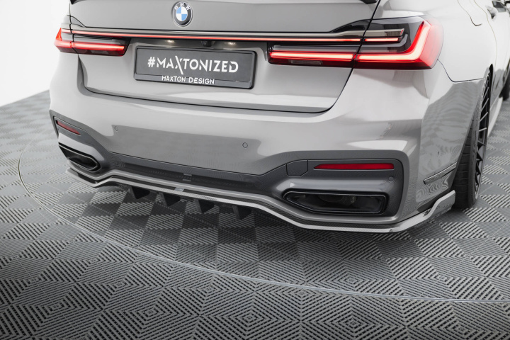 BMW 7 M-Pack G11 / G12 Facelift 2019-2022 Kolfiber Bakre Splitter Maxton Design i gruppen Välj bilmodell / BMW / 7-Serie (G11-G12) 15+ hos DDESIGN Scandinavia AB (CF-BM-7-11F-MPACK-RD1245P)