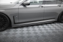 BMW 7 M-Sport G11 LCI / Facelift 2019-2022 Kolfiber Sidokjolar / Sidoextensions Maxton Design
