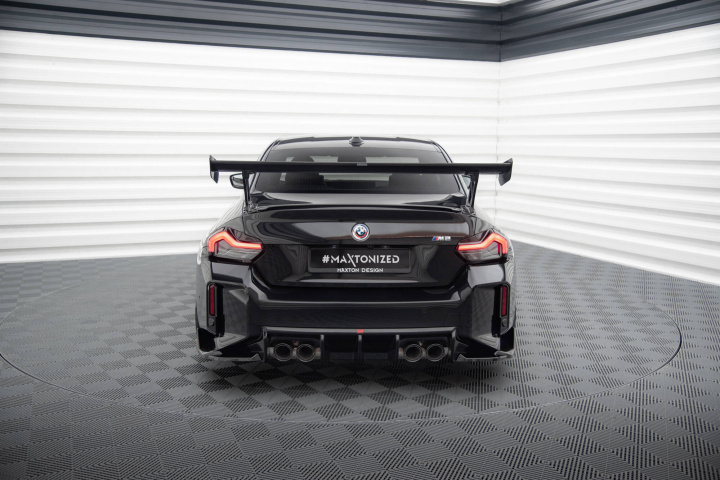 BMW 2-Serie G42 2021+ / M2 G87 2023+ Kolfibervinge Spoiler Maxton Design i gruppen Välj bilmodell / BMW / M2 2-Serie (G87) 2023+ hos DDESIGN Scandinavia AB (CF-UN-WING5-245-P)