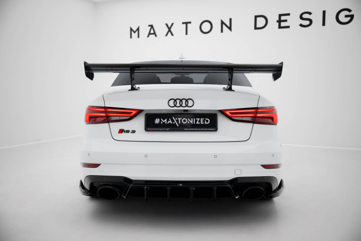 Audi A3 / A3 S-Line / S3 / RS3 Sedan 8V / 8V Facelift 2013-2016 Kolfibervinge med Smal Infästning Maxton Design i gruppen Välj bilmodell / Audi / A3 - S3 - RS3 (8V) 2012-2019 / Styling hos DDESIGN Scandinavia AB (CFAUS38VSWING5INT245P)
