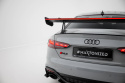 Audi A5 / A5 S-Line / S5 / RS5 Coupe F5 / F5 Facelift 2017-2019 Kolfibervinge med Swan Neck-Infästning och LED-Ljus Maxton Design