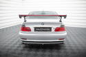 BMW 3-Serie Coupé E46 1998-2005 Kolfibervinge Spoiler med LED-Ljus Bred Infästning Maxton Design