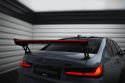 BMW 3-Serie Ink M-Sport G20 2018+ / M3 G80 2021+ Kolfibervinge Spoiler med LED-Ljus Bred Infästning Maxton Design
