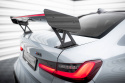 BMW 3-Serie Ink M-Sport G20 2018+ / M3 G80 2021+ Kolfibervinge Spoiler med LED-Ljus Bred Infästning Maxton Design