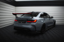 BMW 3-Serie Ink M-Sport G20 2018+ / M3 G80 2021+ Kolfibervinge Spoiler med LED-Ljus Bred Infästning Maxton Design