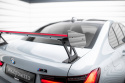 BMW 3-Serie Ink M-Sport G20 2018+ / M3 G80 2021+ Kolfibervinge Spoiler med LED-Ljus Bred Infästning Maxton Design