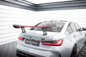 BMW 3-Serie Ink M-Sport G20 2018+ / M3 G80 2021+ Kolfibervinge Spoiler med LED-Ljus Smal Infästning Maxton Design