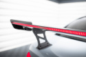 BMW 3-Serie Ink M-Sport G20 2018+ / M3 G80 2021+ Kolfibervinge Spoiler med LED-Ljus Smal Infästning Maxton Design