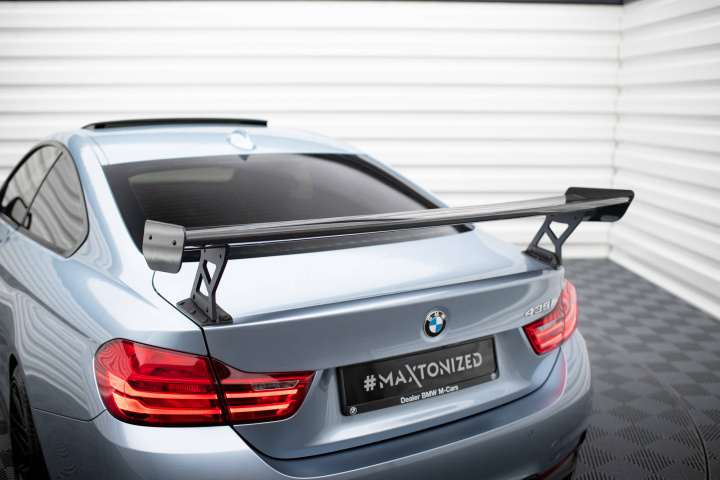 BMW 4 F32 / 4 F32 M-Sport Coupe 2013-2020 Kolfibervinge med Bred Infästning Maxton Design i gruppen Välj bilmodell / BMW / 3-serie-4-serie (F30-F36) 11-19 / Styling hos DDESIGN Scandinavia AB (CFBM4F32WING5EXT245P)