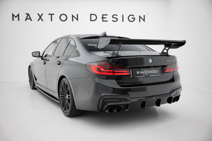 BMW 5 / M5 Sedan G30 / F90 2017-2020 Kolfibervinge med Smal Infästning Maxton Design i gruppen Välj bilmodell / BMW / 5-serie (G30-G31) 16+ / Styling hos DDESIGN Scandinavia AB (CFBM5G30MPACKWING5INT245P)