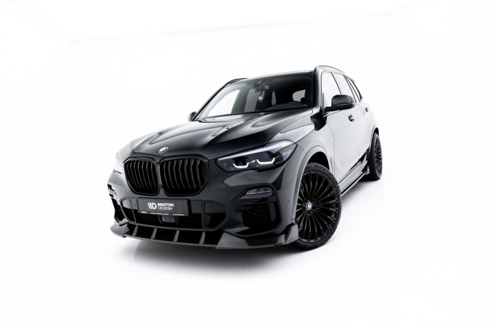 BMW X5 M-Pack G05 2018-2023 Kolfiber Frontläpp /Frontsplitter Maxton Design i gruppen Välj bilmodell / BMW / X5 (G05) 19+ hos DDESIGN Scandinavia AB (CFBMX505MPACKFD1245P)
