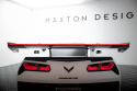 Chevrolet Corvette Stingray / Grand Sport C7 2013-2019 Kolfibervinge med Swan Neck-Infästning och LED-Ljus Maxton Design