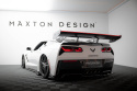 Chevrolet Corvette Stingray / Grand Sport C7 2013-2019 Kolfibervinge med Swan Neck-Infästning och LED-Ljus Maxton Design
