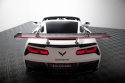 Chevrolet Corvette Stingray / Grand Sport C7 2013-2019 Kolfibervinge med Swan Neck-Infästning och LED-Ljus Maxton Design