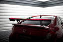 Honda Civic SI Mk10 2017-2019 Kolfibervinge med Smal Infästning och LED-Ljus Maxton Design