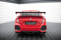 Honda Civic SI Mk10 2017-2019 Kolfibervinge med Swan Neck-Infästning Maxton Design
