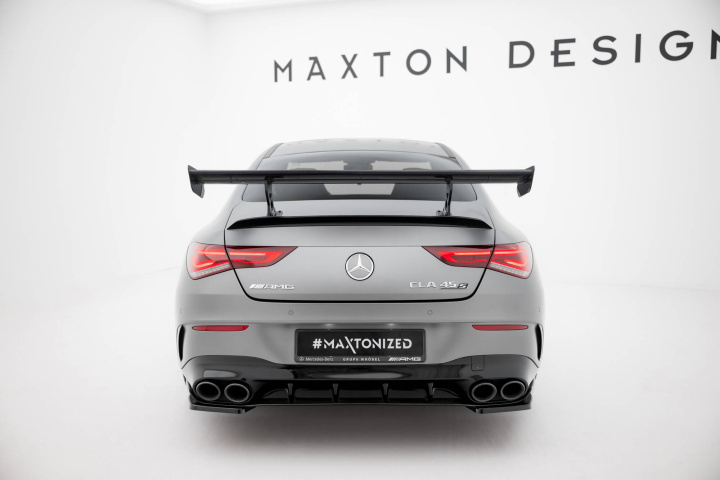 Mercedes-Benz CLA Coupe C118 / C118 Facelift 2019-2023 Kolfibervinge med Smal Infästning Maxton Design i gruppen Välj bilmodell / Mercedes Benz / CLA-Class 19+ (C118) hos DDESIGN Scandinavia AB (CFMECLA118WING5INT245P)