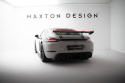 Porsche 718 Cayman 2016+ Kolfibervinge med Swan Neck-Infästning V.1 med LED-Ljus Maxton Design