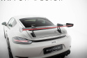 Porsche 718 Cayman 2016+ Kolfibervinge med Swan Neck-Infästning V.1 med LED-Ljus Maxton Design