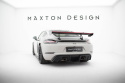 Porsche 718 Cayman 2016+ Kolfibervinge med Swan Neck-Infästning V.2 med LED-Ljus Maxton Design
