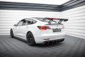 Tesla Model 3 2017-2023 Kolfibervinge med LED-Ljus Maxton Design