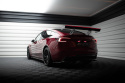 Tesla Model 3 2017-2023 Kolfibervinge med LED-Ljus Maxton Design