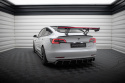 Tesla Model 3 2017-2023 Kolfibervinge med LED-Ljus Maxton Design
