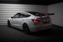 Tesla Model 3 2017-2023 Kolfibervinge med LED-Ljus Maxton Design
