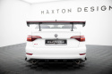 Volkswagen Jetta GLI Mk7 2018-2021 Kolfibervinge med Smal Infästning och LED-Ljus Maxton Design