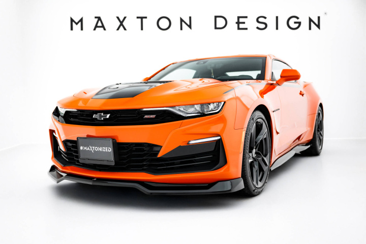 Chevrolet Camaro SS Mk6 Facelift 2018-2023 Frontsplitter / Frontläpp V.1 Maxton Design i gruppen Välj bilmodell / Chevrolet / Camaro Gen.6 15+ / Styling hos DDESIGN Scandinavia AB (CH-CA-6F-SS-FD1G)