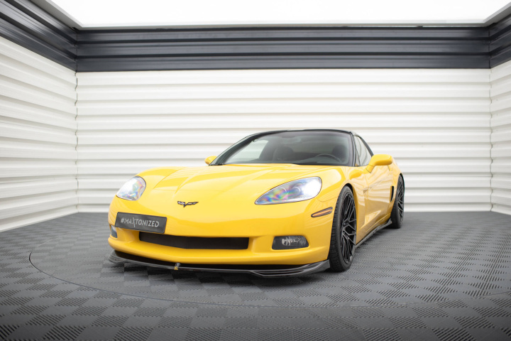 Chevrolet Corvette C6 2004-2013 Frontläpp / Frontsplitter Maxton Design i gruppen Välj bilmodell / Chevrolet / Corvette C6 / Styling / Frontläppar hos DDESIGN Scandinavia AB (CH-CO-C6-FD1G)