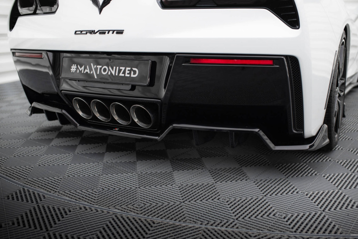 Chevrolet Corvette C7 2013-2019 Bakre Splitter (Med Splitters) Maxton Design i gruppen Välj bilmodell / Chevrolet / Corvette C7 / Styling hos DDESIGN Scandinavia AB (CH-CO-C7-RD3GRD2G)